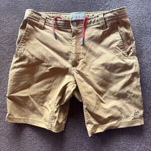 LIVSN EcoTrek Shorts – Men’s 32 – Caramel